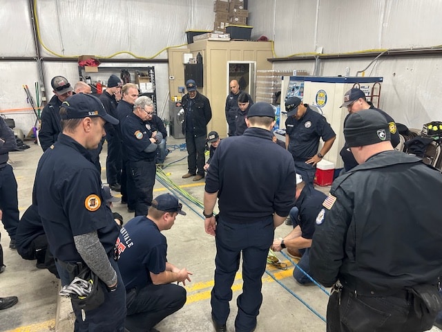 Rapid Response Team Takes on Rope Rescue